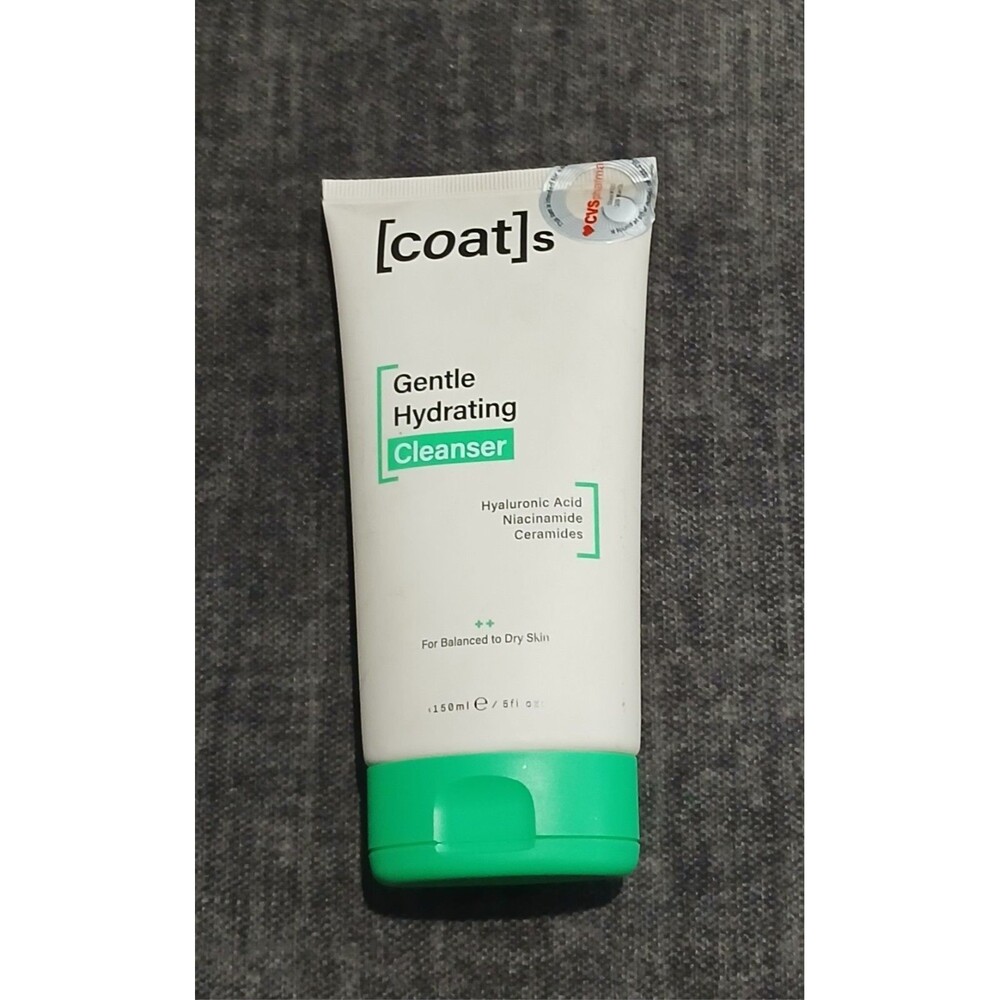 Coats Gentle Hydrating Cleanser Moisturizing Face Wash w/Hyaluronic Acid